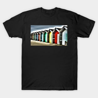 Blyth Beach huts T-Shirt